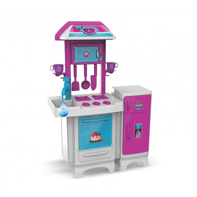 Cozinha Infantil Completa Pink com gua - Magic Toys - MAGIC TOYS