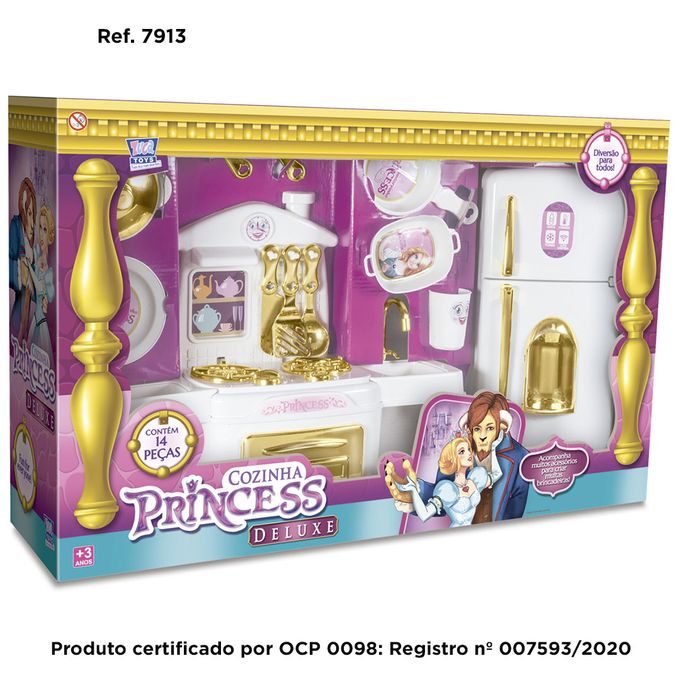 Cozinha Infantil Princess Deluxe - Zuca Toys - ZUCA TOYS