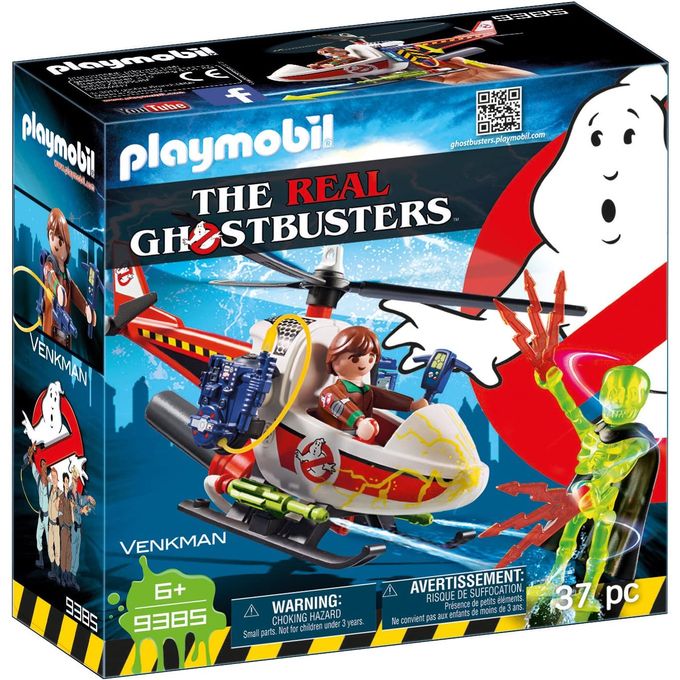 9385 Playmobil The Real Ghostbusters - Helicóptero - PLAYMOBIL