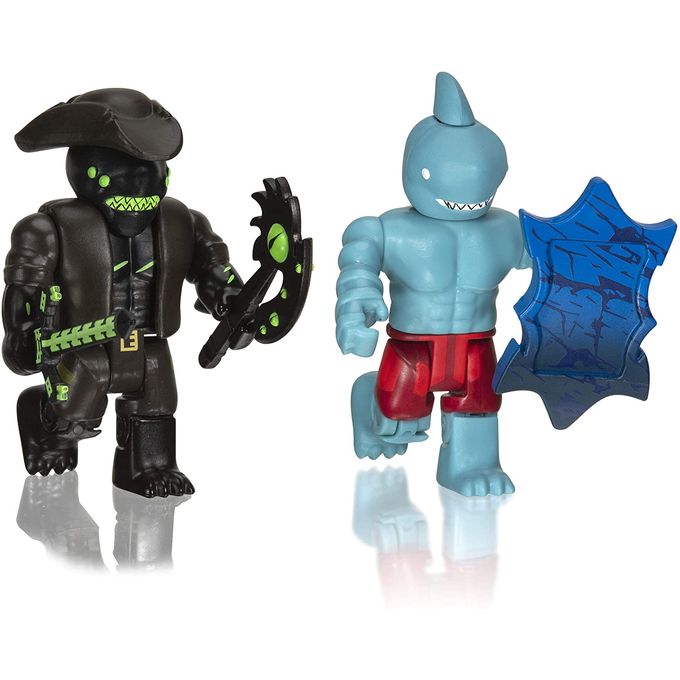 Roblox - Game Pack Action com 2 Figuras - Shark People - Sunny - SUNNY