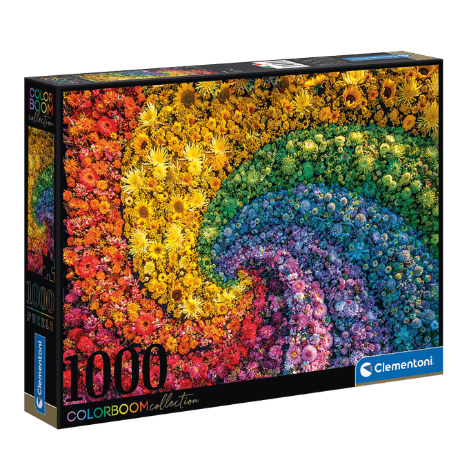 Puzzle 1000 Peças Rodopio das Flores - Clementoni - Importado - GROW