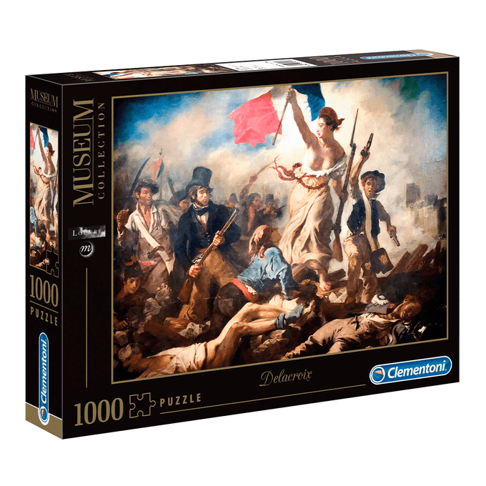 Puzzle 1000 peças Delacroix - Clementoni - Importado - GROW
