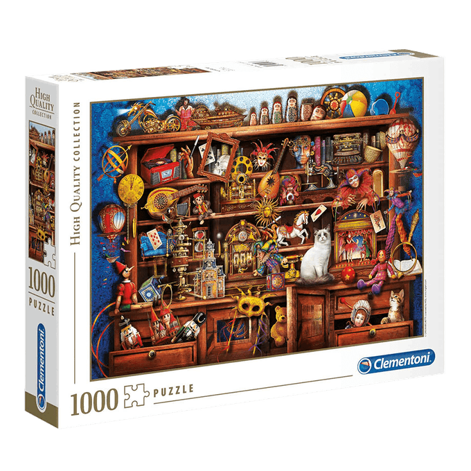 Puzzle 1000 Peças Loja de Variedades - Clementoni - Importado - GROW