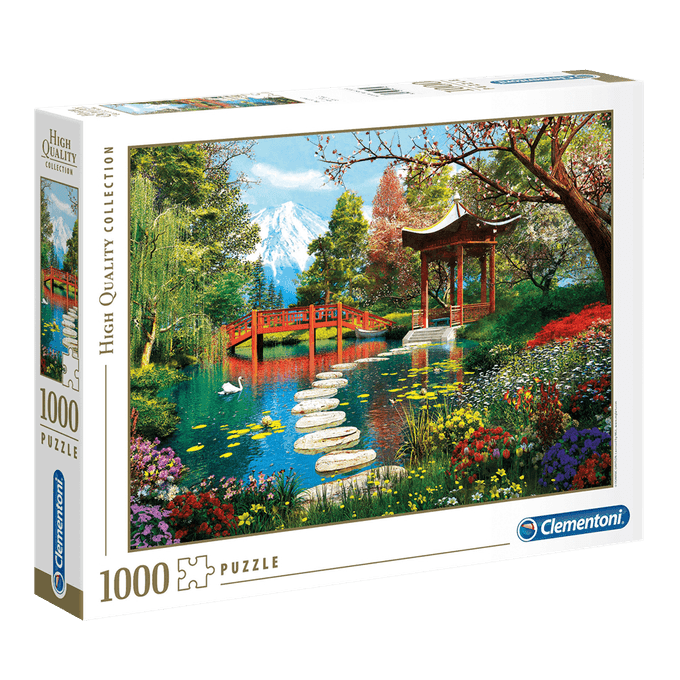 Puzzle 1000 Peças Jardim Japonês - Clementoni - Importado - GROW