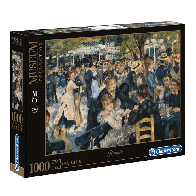 Puzzle 1000 Peças Renoir - O Baile no Le Moulin de La Galette - Clementoni - Importado - GROW