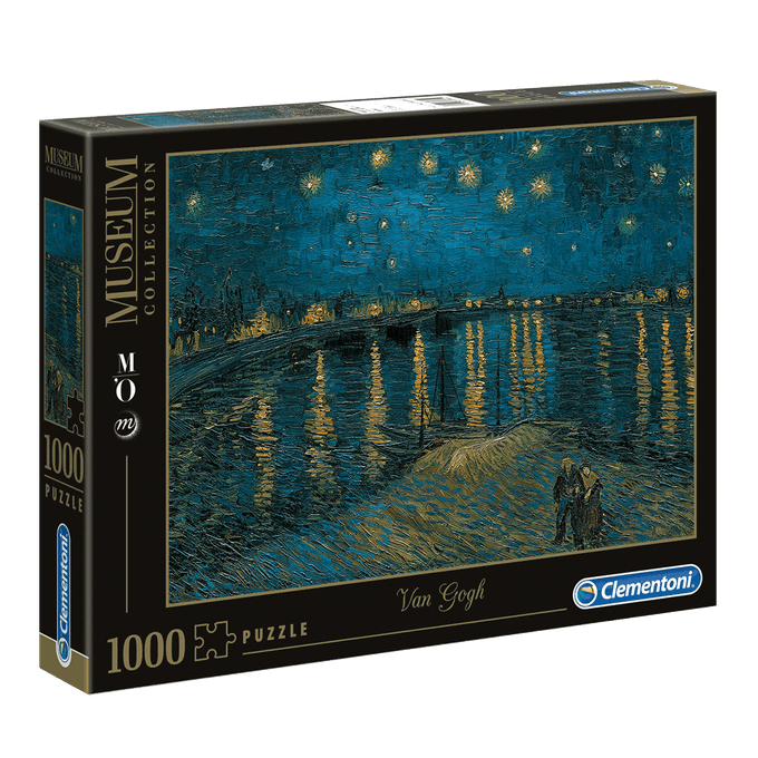 Puzzle 1000 peas Van Gogh - Noite Estrelada - Clementoni - Imp - GROW