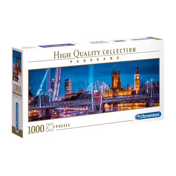 Puzzle 1000 Peças Panorama Londres - Clementoni - Importado - GROW