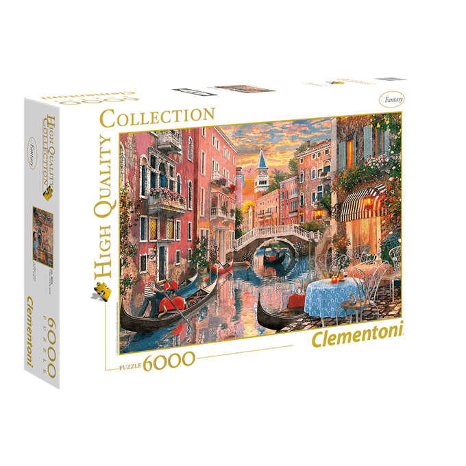 Puzzle 6000 peças Veneza ao Anoitecer - Clementoni – Imp. - GROW