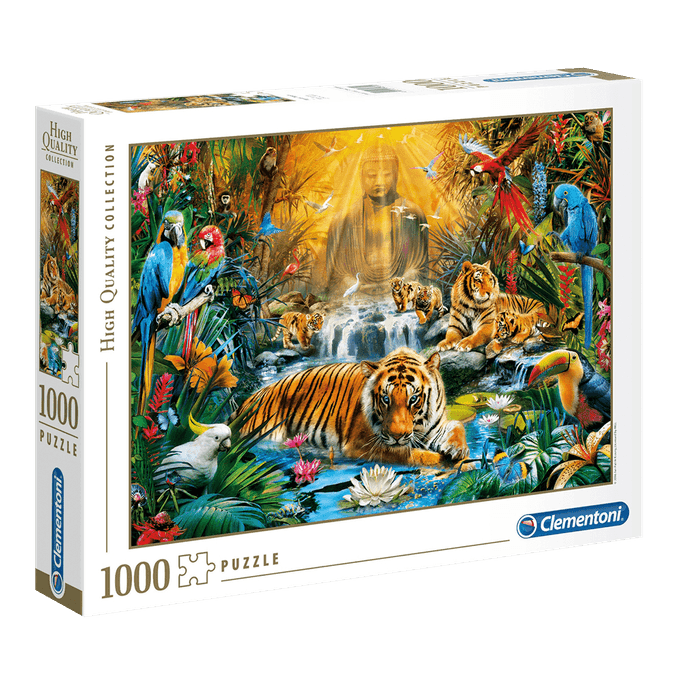 Puzzle 1000 Peças Selva Mística - Clementoni - Importado - GROW