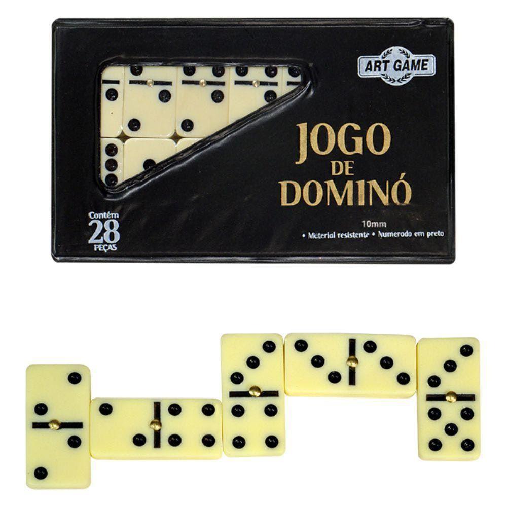 Jogo de Dominó No Estojo 8431341 - Art Game - MP Brinquedos