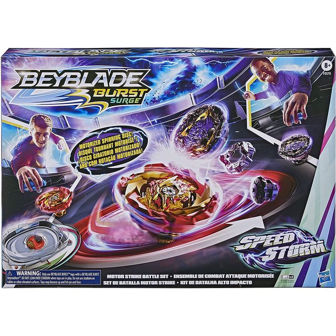 Beyblade Burst Surge Arena Speedstorm Beystadium Kit de Batalha