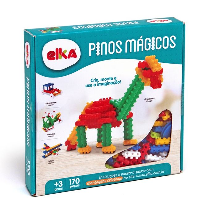 Pinos Mgicos Caixa com 170 Peas - Elka - ELKA