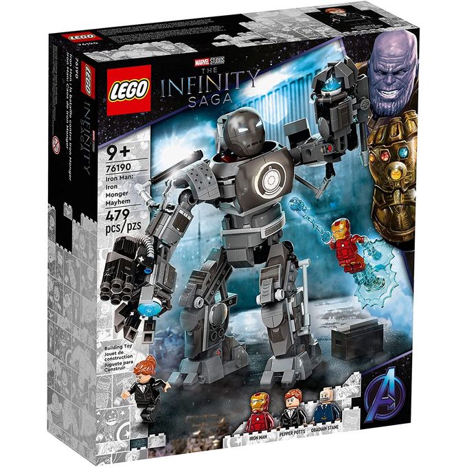 76190 Lego Marvel The Infinty Saga - Iron Man: a Ameaa de Iron Monger - LEGO