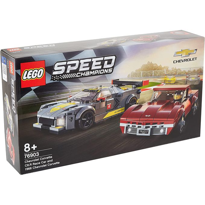 76903 Lego Speed Champions - Chevrolet Corvette C8.R Race Car e 1968 Chevrolet Corvette - LEGO
