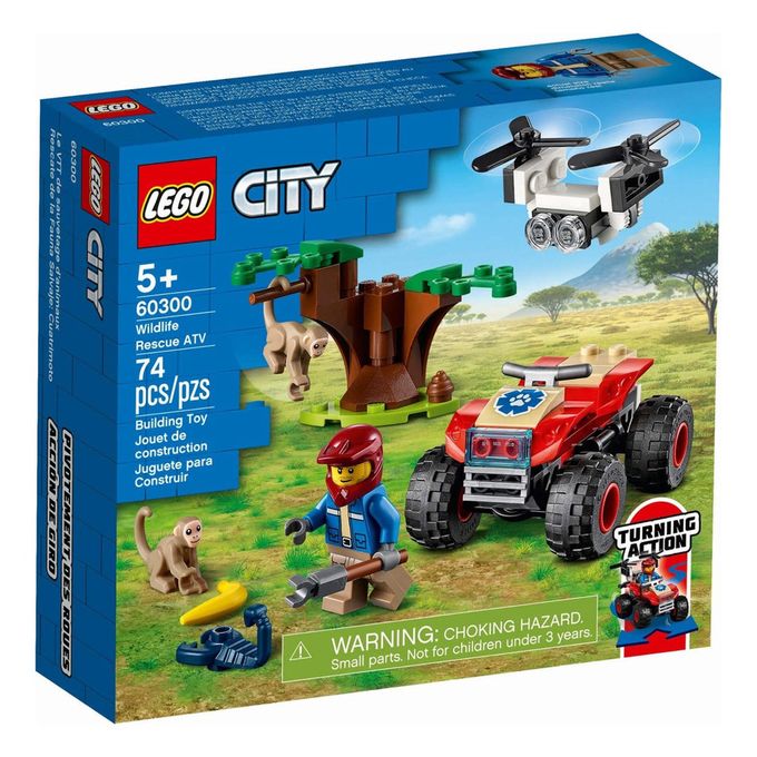 60300 Lego City - Quadriciclo Para Salvar Animais Selvagens - LEGO