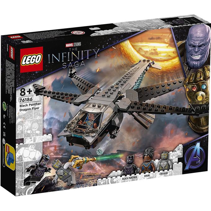 76186 Lego Marvel The Infinty Saga - Avião Dragão do Pantera Negra - LEGO