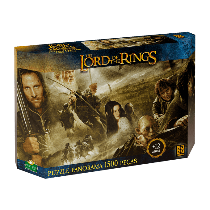 Puzzle 1500 peças Panorama The Lord of the Rings - GROW