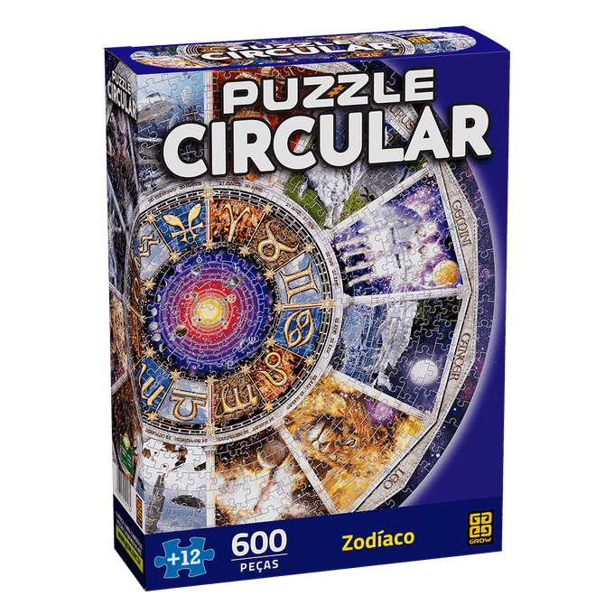 Puzzle 600 peças Zodíaco - GROW