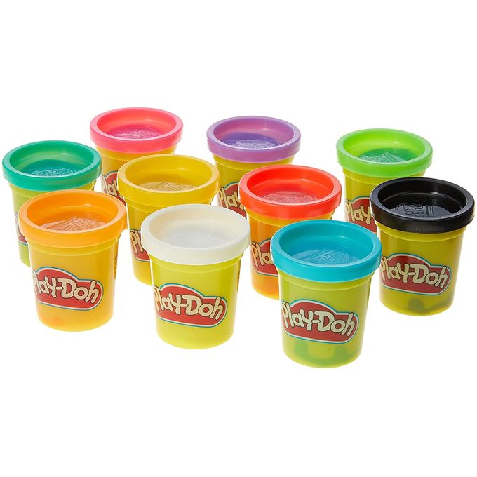 play-doh-com-10-potes-conteudo play-doh-com-10-potes-conteudo