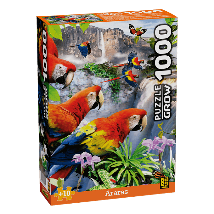Puzzle 1000 peas Araras - GROW