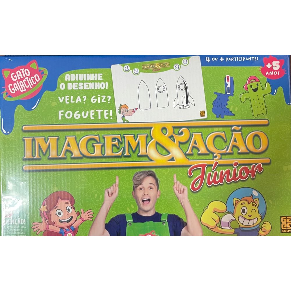 Jogo Infantil Imagem E Ação Jr Gato Galactico 04117 Grow