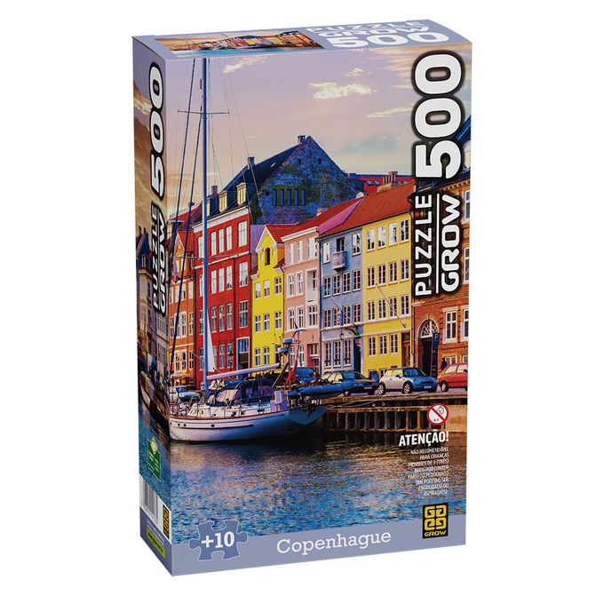Puzzle 500 peças Copenhague - GROW