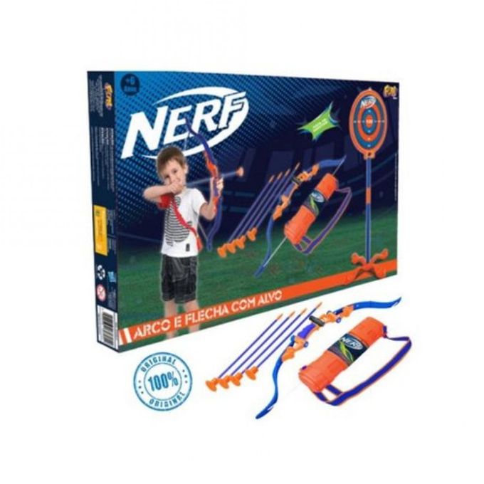 Nerf - Arco e Flecha com Alvo - Fun - FUN