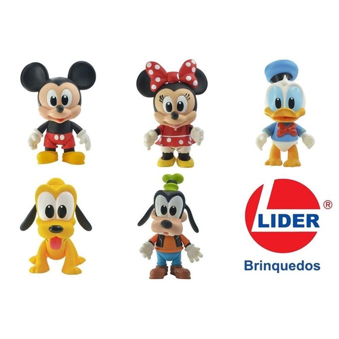 Dedoches Miniaturas Turma do Mickey - Lider - LÍDER