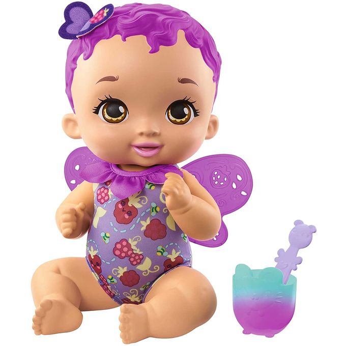 Boneca My Garden Baby - Bebê Borboleta Frutinhas Comilonas - Branca Gyp00 - MATTEL