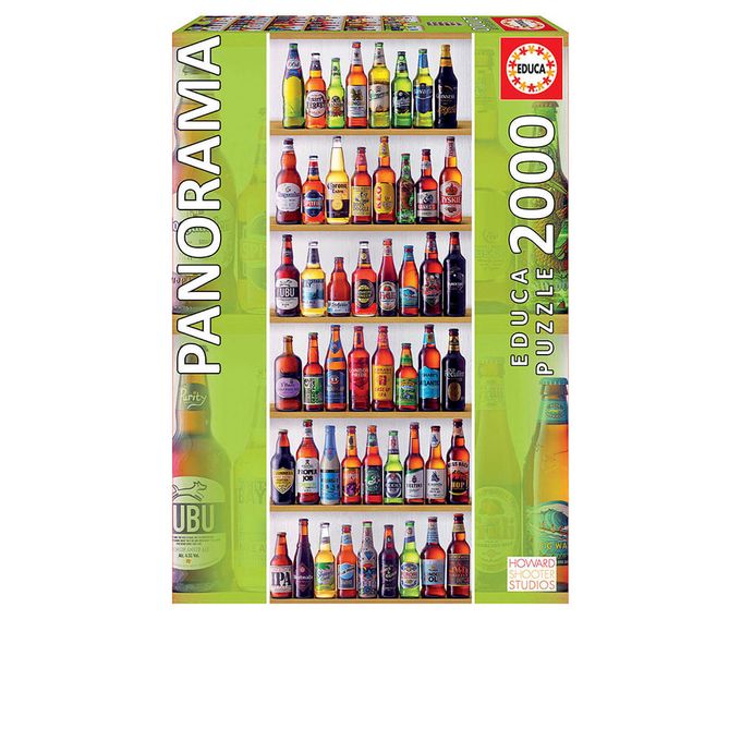 Puzzle 2000 peas Panorama Cervejas do Mundo - Educa Imp - GROW