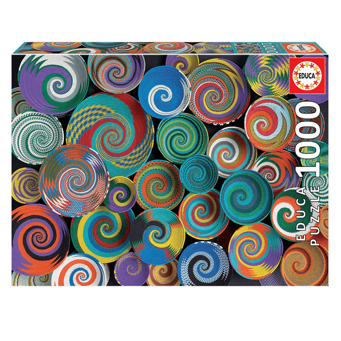 Puzzle 1000 peas Artesanato Africano Educa - GROW