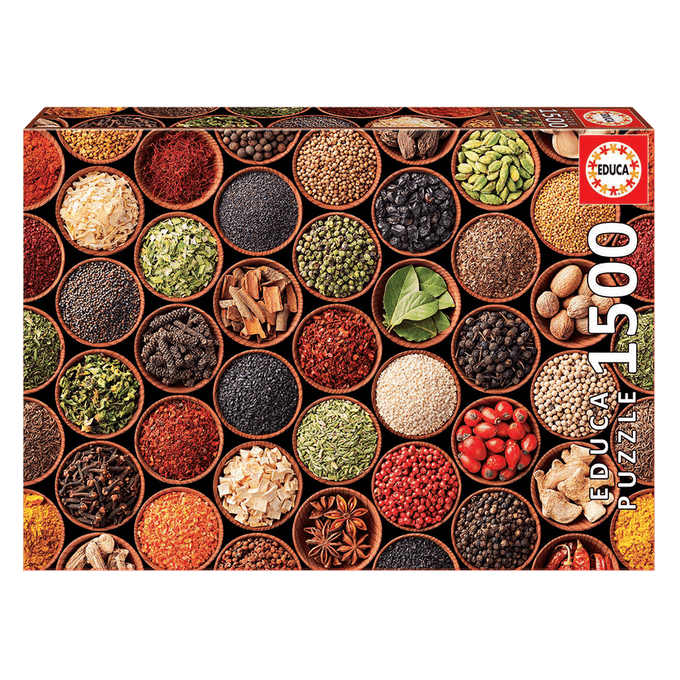 Puzzle 1500 peas Ervas e Especiarias - Educa - GROW