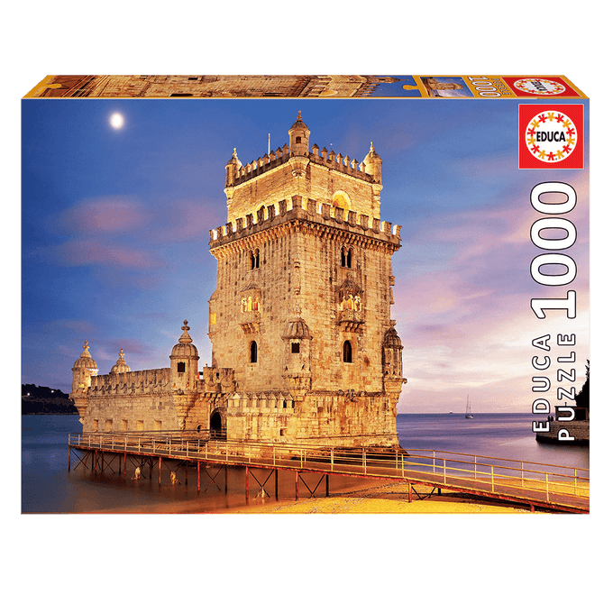 Puzzle 1000 peças Torre de Belém Educa Importado - GROW