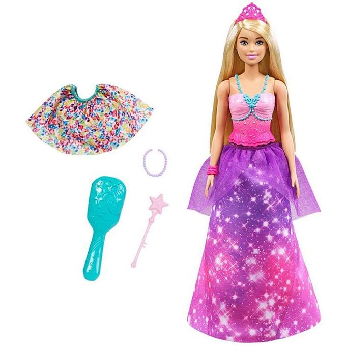 Barbie Dreamtopia Princesa 2 em 2 Gtf92 - MATTEL