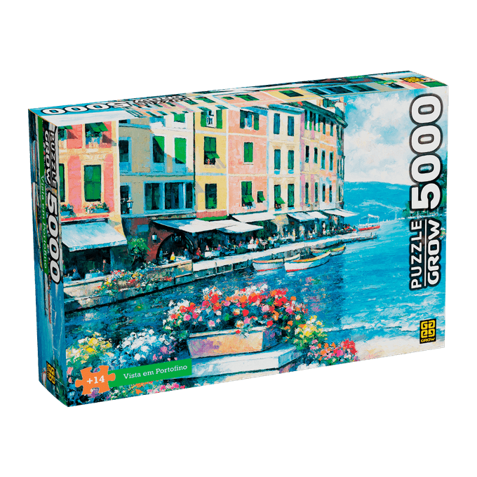 Puzzle 5000 peas Vista em Portofino - GROW