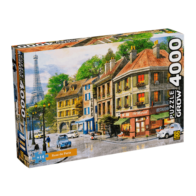 Puzzle 4000 peças Ruas de Paris - GROW