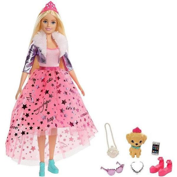 Boneca Barbie Princess Adventure Deluxe Loira Gml76 - MATTEL
