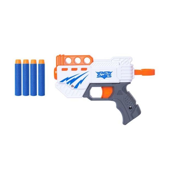 Lançador X-Target Pistol com 4 Dardos - Multikids - MULTI KIDS