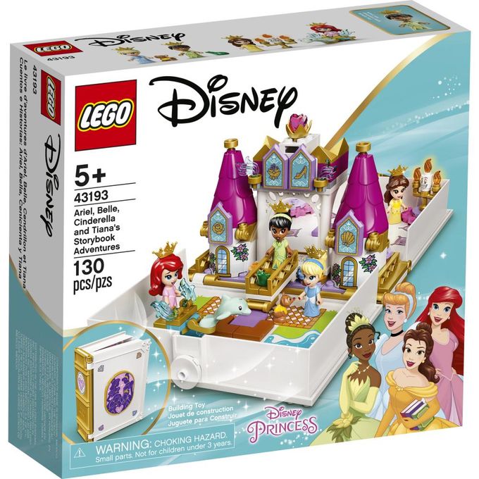 43193 Lego Princesas Disney - o Livro de Histórias e Aventuras de Ariel, Bela, Cinderela e Tiana - LEGO