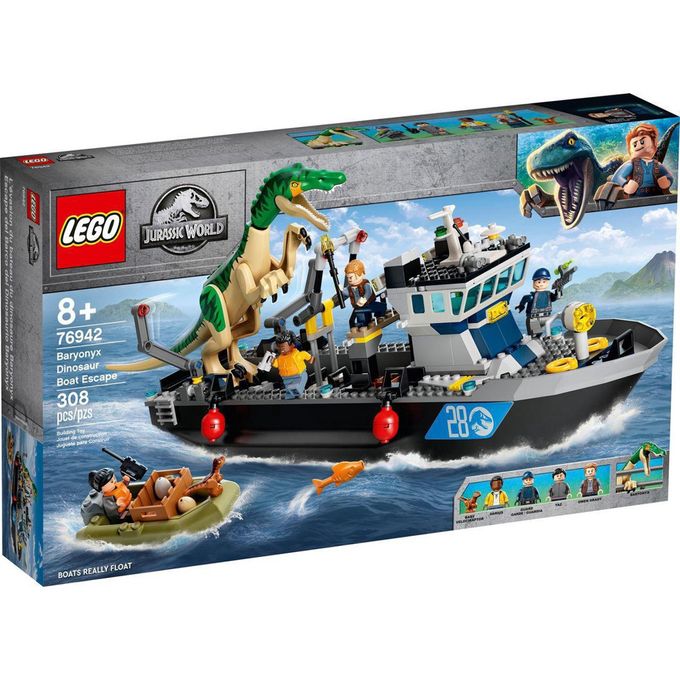 76942 Lego Jurassic World - Fuga de Barco do Dinossauro Baryonyx - LEGO