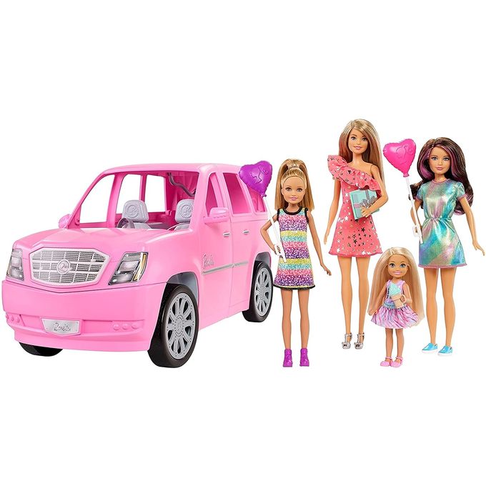 Barbie - Limosine com Irmãs - Veículo Transformável Gff58 - MATTEL