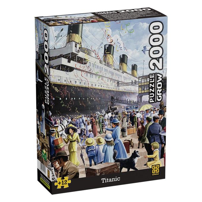 Quebra-Cabeça 2000 Peças - Titanic - Grow - GROW