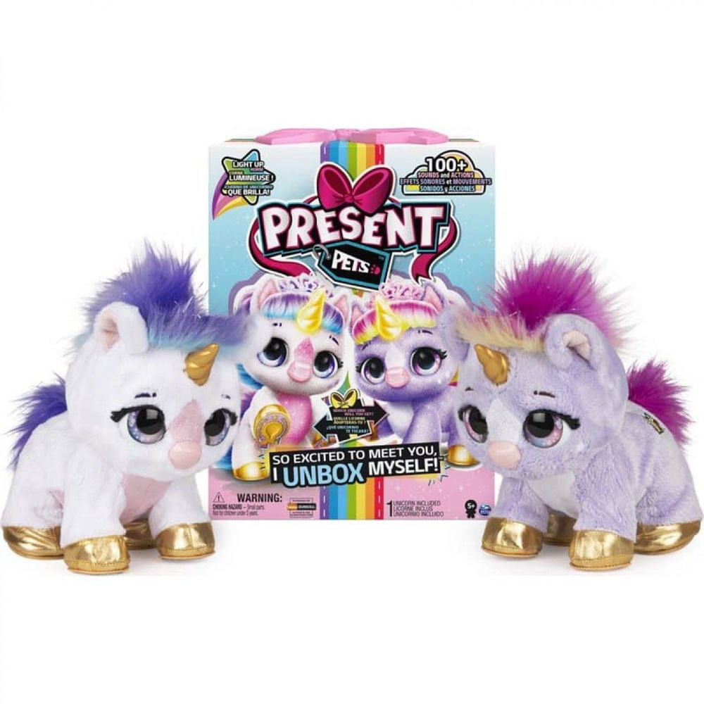 Present Pets - Unicórnio Surpresa - Sunny - MP Brinquedos