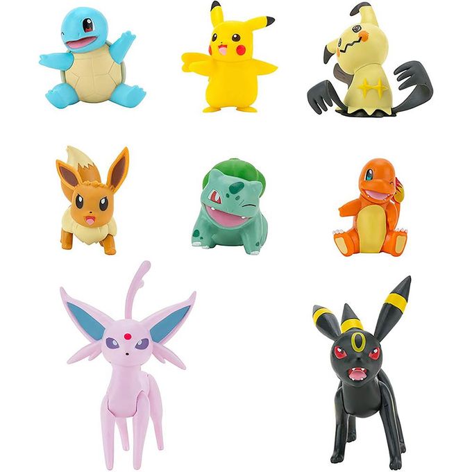 Pokemon - Multipack com 8 Figuras de Batalha - Sunny - SUNNY