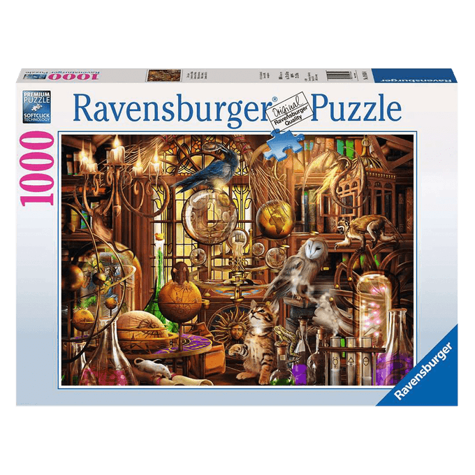 Puzzle 1000 peças Laboratório do Mago - Ravensburger - Importado - GROW