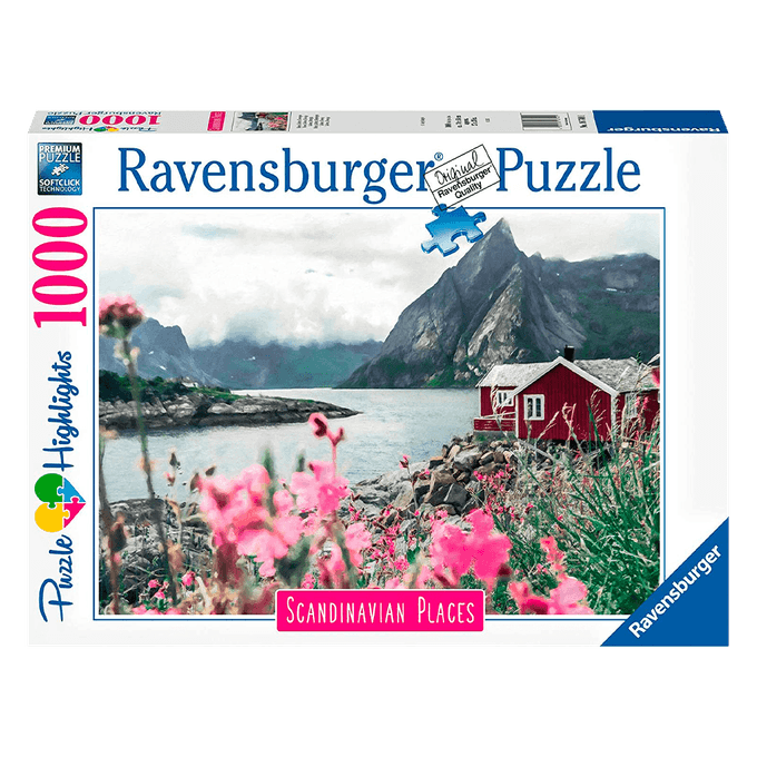 Puzzle 1000 peças Ilha Norueguesa - Ravensburger - Importado - GROW