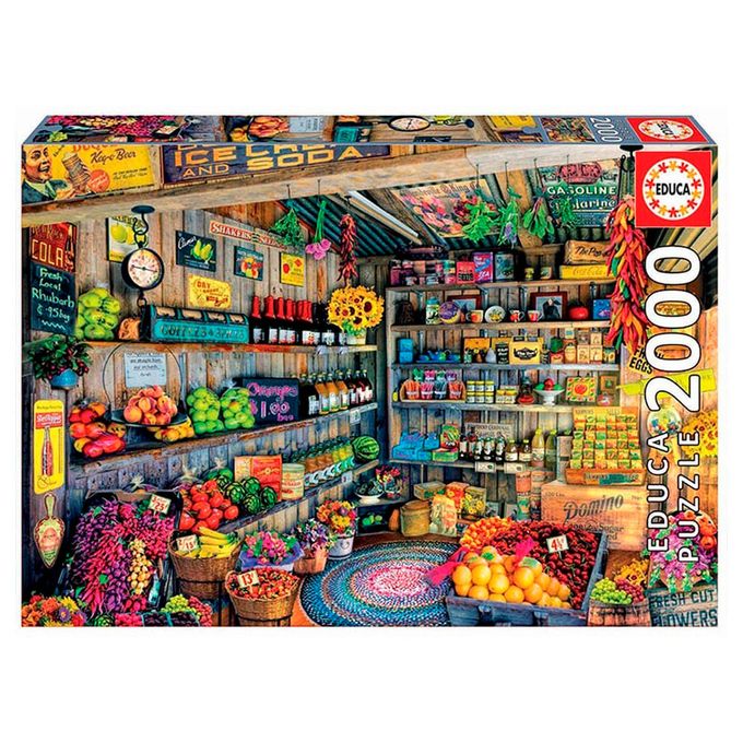 Puzzle 2000 peças Mercearia - Educa - Importado - GROW