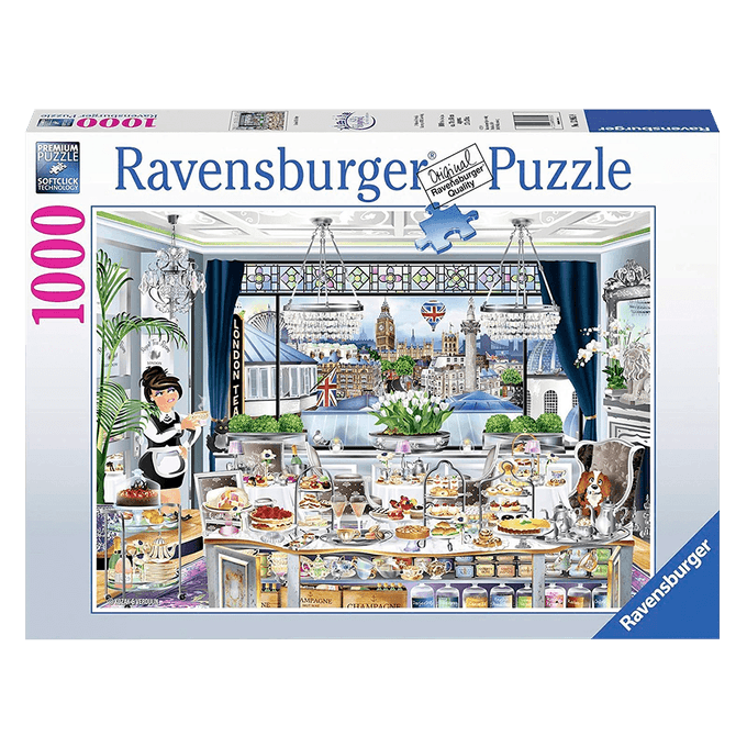 Puzzle 1000 peças Casa de Chá Londrina - Ravensburger - Importado - GROW