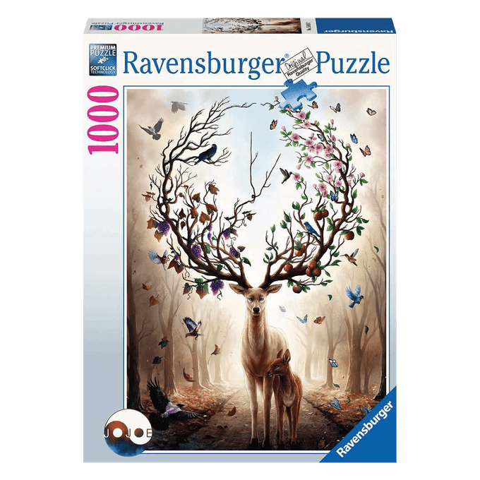 Puzzle 1000 peças Magical Deer - Ravensburger - Importado - GROW