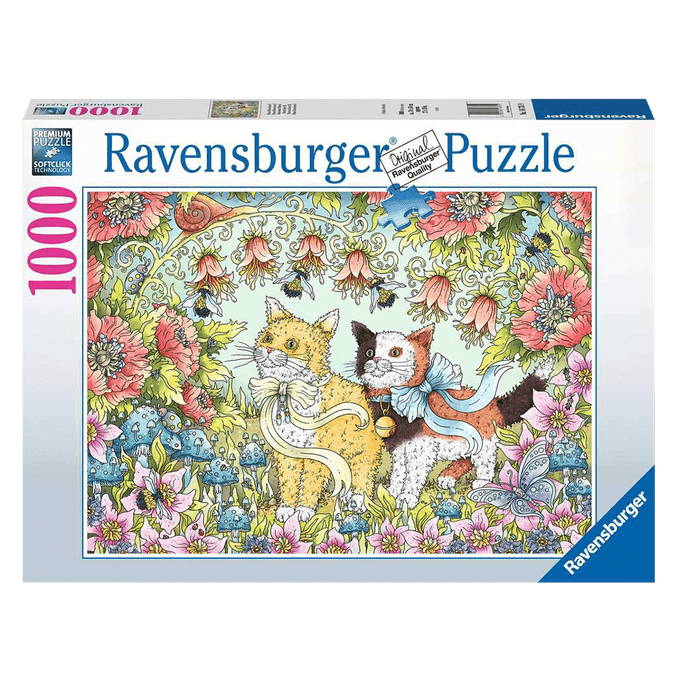 Puzzle 1000 peças Gatinhos - Ravensburger - Importado - GROW